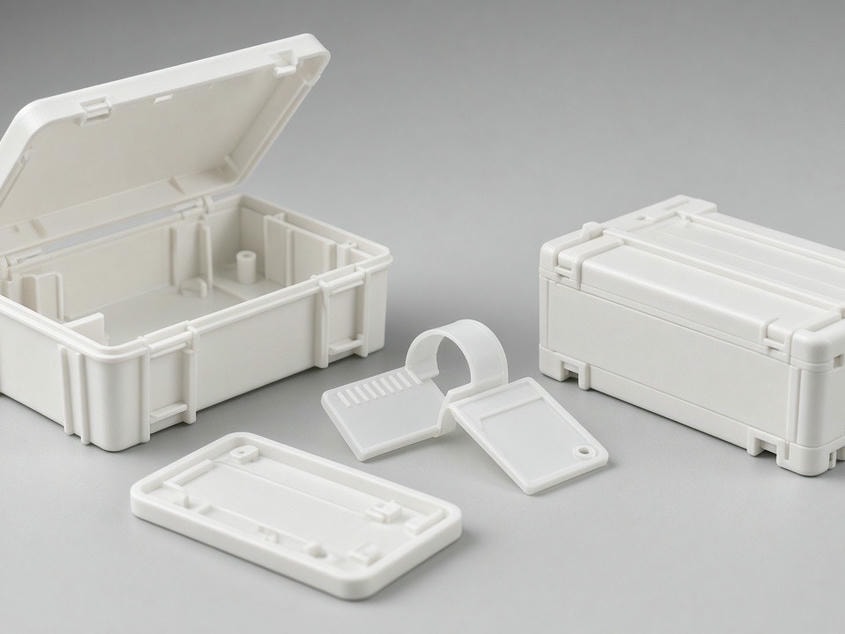 Custom PP injection molded plastic components
